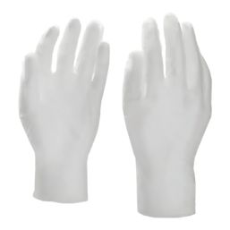 Site  Vinyl Powder-Free Disposable Gloves White Small 100 Pack