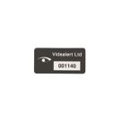 Asset Protect  Asset Tags Black 19mm x 38mm 100 Pack