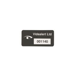 Asset Protect  Asset Tags Black 19mm x 38mm 100 Pack