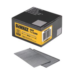 DeWalt Galvanised Straight Finish Nails 16ga x 38mm 2500 Pack