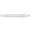 Euroflo Push-Fit Flexible Waste Pipe Long White 40mm x 460-1500mm