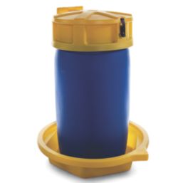 Lubetech 31-1357 86Ltr Polyethylene Drum Tray 96cm x 89cm x 19cm