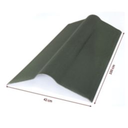 Onduline Green Corrugated Bitumen Ridge Piece 1000mm x 420mm