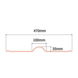 Onduline Green Corrugated Bitumen Ridge Piece 1000mm x 420mm