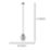 Eglo Estanys Pendant Light Nickel