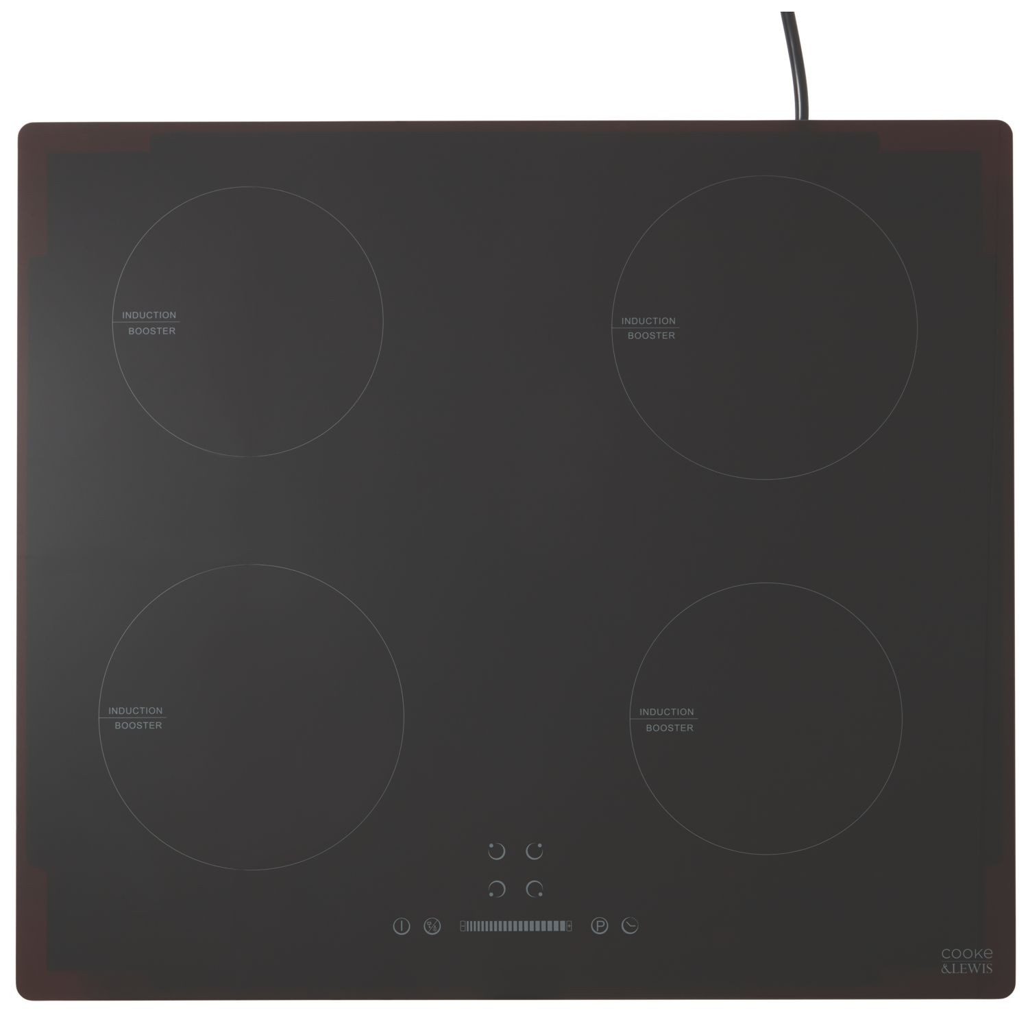 Cooke & Lewis Induction Hob Black 59cm (203FK)