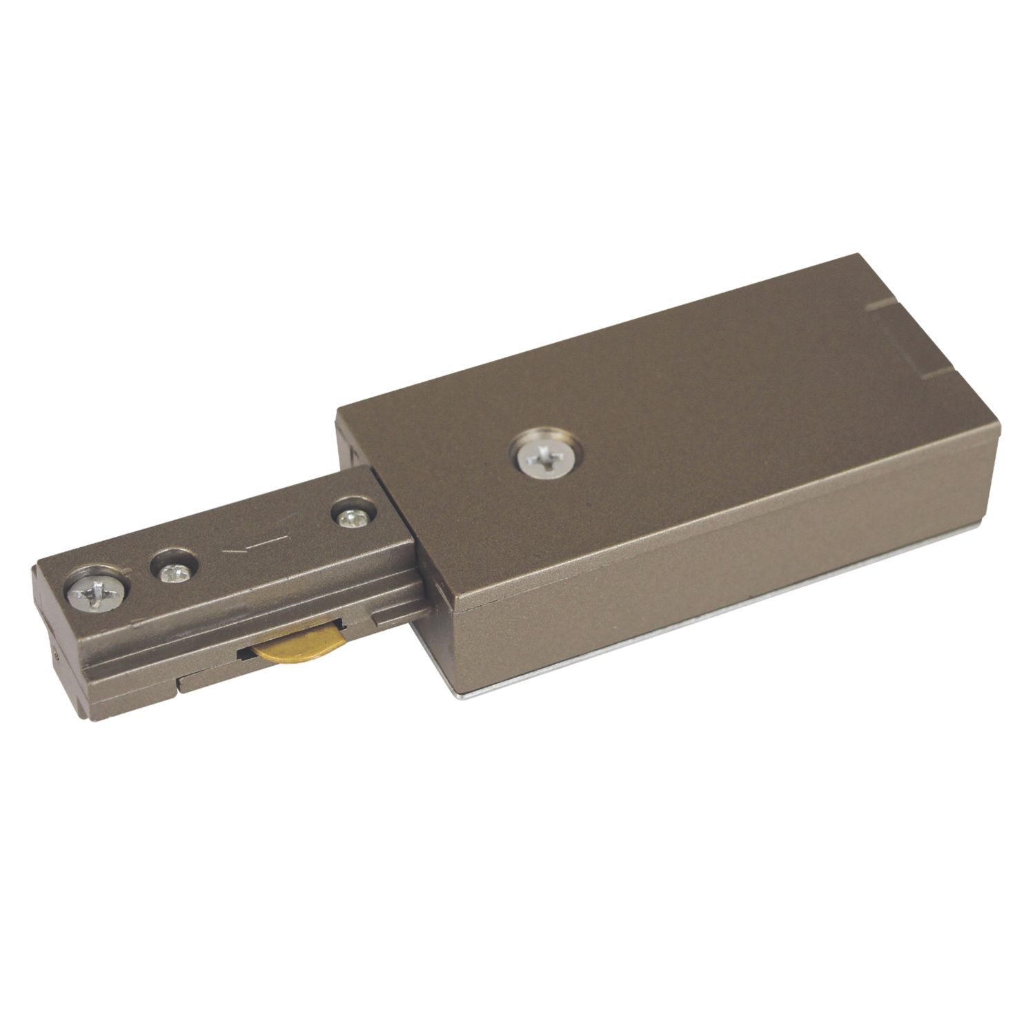 Knightsbridge 1-Circuit Power Feed Connector Satin Nickel (203GA)