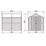 Forest  6' x 8' (Nominal) Apex Overlap Timber Shed