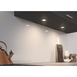 Sensio Astro Pro Rectangular LED Under Cabinet Lights Black 19.2W 240-270lm 4 Pack