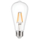 LAP  E27 ST64 LED Virtual Filament Light Bulb  470lm 3.4W