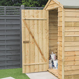 Rowlinson  4' x 3' (Nominal) Apex Overlap Timber Shed