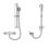 Highlife Bathrooms Slim Rear-Fed Exposed Chrome Thermostatic Shower