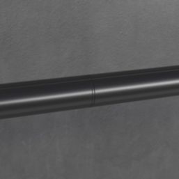 D-Line PVC Black Micro Trunking Connector End Cap Pack 4 Pieces