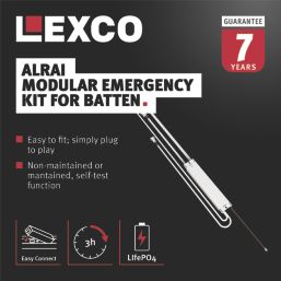 Lexco Maintained or Non-Maintained Emergency Kit for LED Battens