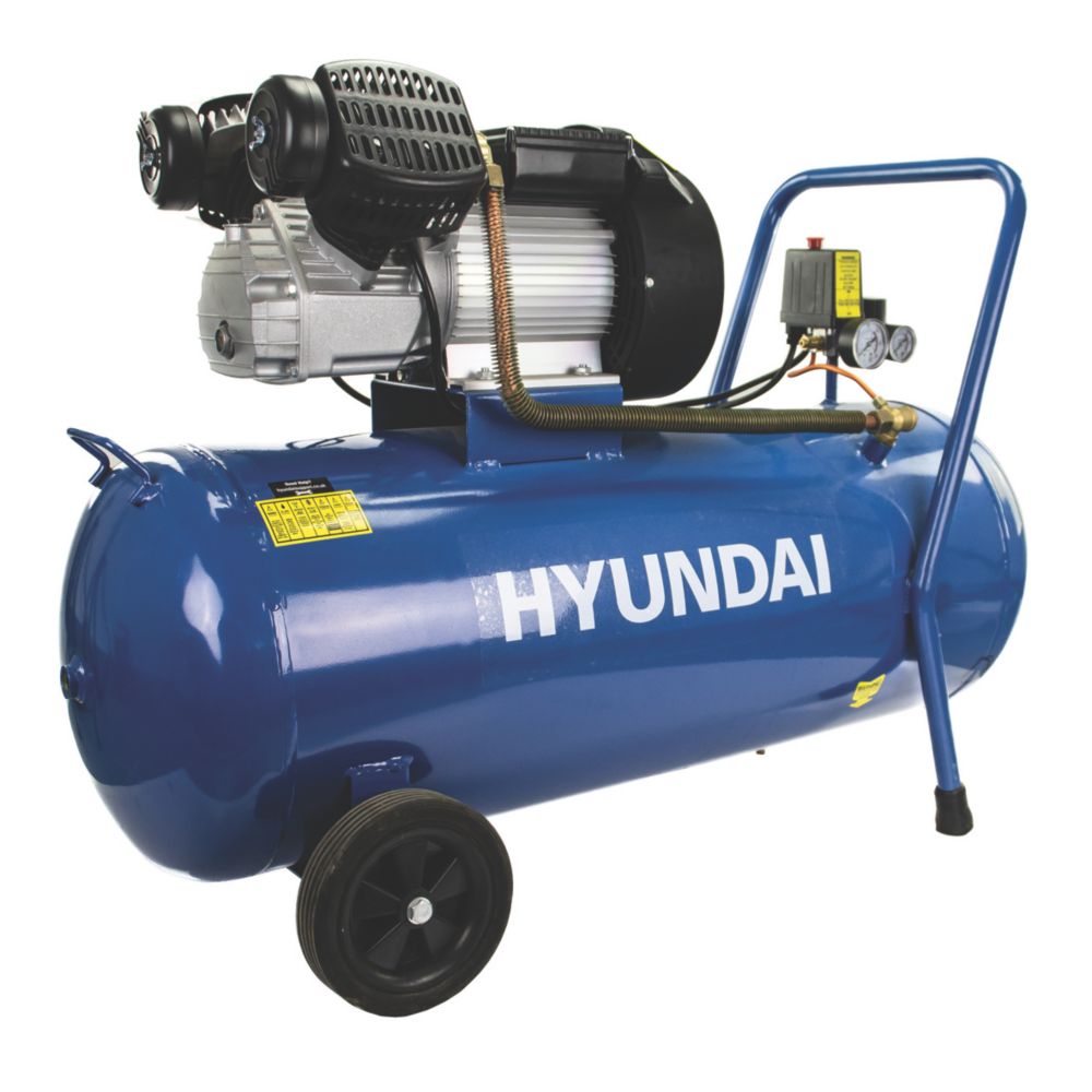 Hyundai HY30100V 100Ltr Electric Air Compressor 230V Screwfix