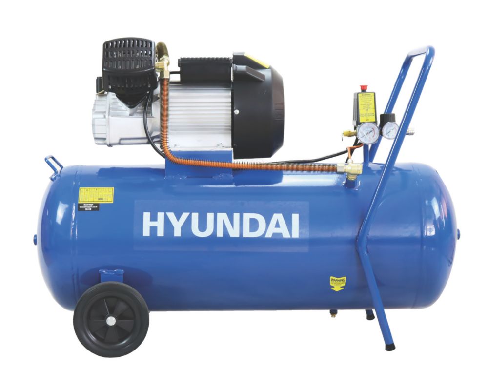 Hyundai HY30100V 100Ltr Electric Air Compressor 230V Screwfix