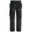 Snickers 6251 Stretch Trousers Black 36" W 32" L