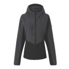 Regatta Ada Womens Stretch Softshell Jacket Seal Grey/Black Size 10