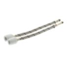 Hep2O Push-Fit Flexible Monobloc Tap Connectors 15mm x M10 x 300mm 2 Pack