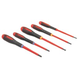 Bahco Ergo Mixed  VDE Screwdriver Set 5 Pcs