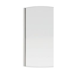 Essentials Semi-Framed Chrome Bath Screen Reversible 760mm x 1400mm