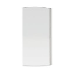 Essentials Semi-Framed Chrome Bath Screen Reversible 760mm x 1400mm