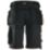Snickers 6151 Stretch Work Shorts Black 35" W