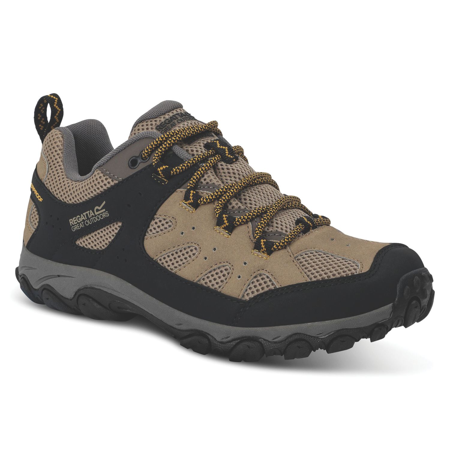 Regatta Edgepoint IV Low Size 11 Clay / Gold Flake Waterproof Non Safety Trainers (204AR)