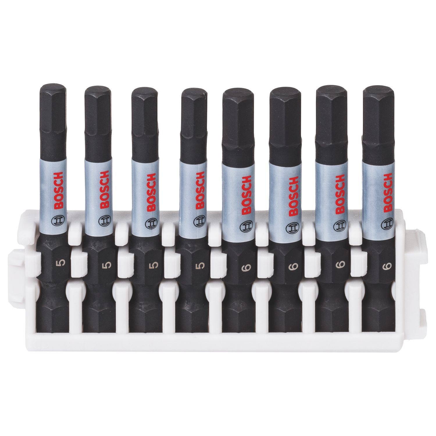 Bosch 1/4" Hex Shank Hex Impact Control Screwdriver Bits 8 Piece Set (204FW)