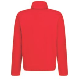 Regatta Micro Zip Neck Fleece Classic Red Large 41.5" Chest