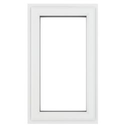 Crystal  Right-Hand Opening Clear Double-Glazed Casement White uPVC Window 610mm x 965mm