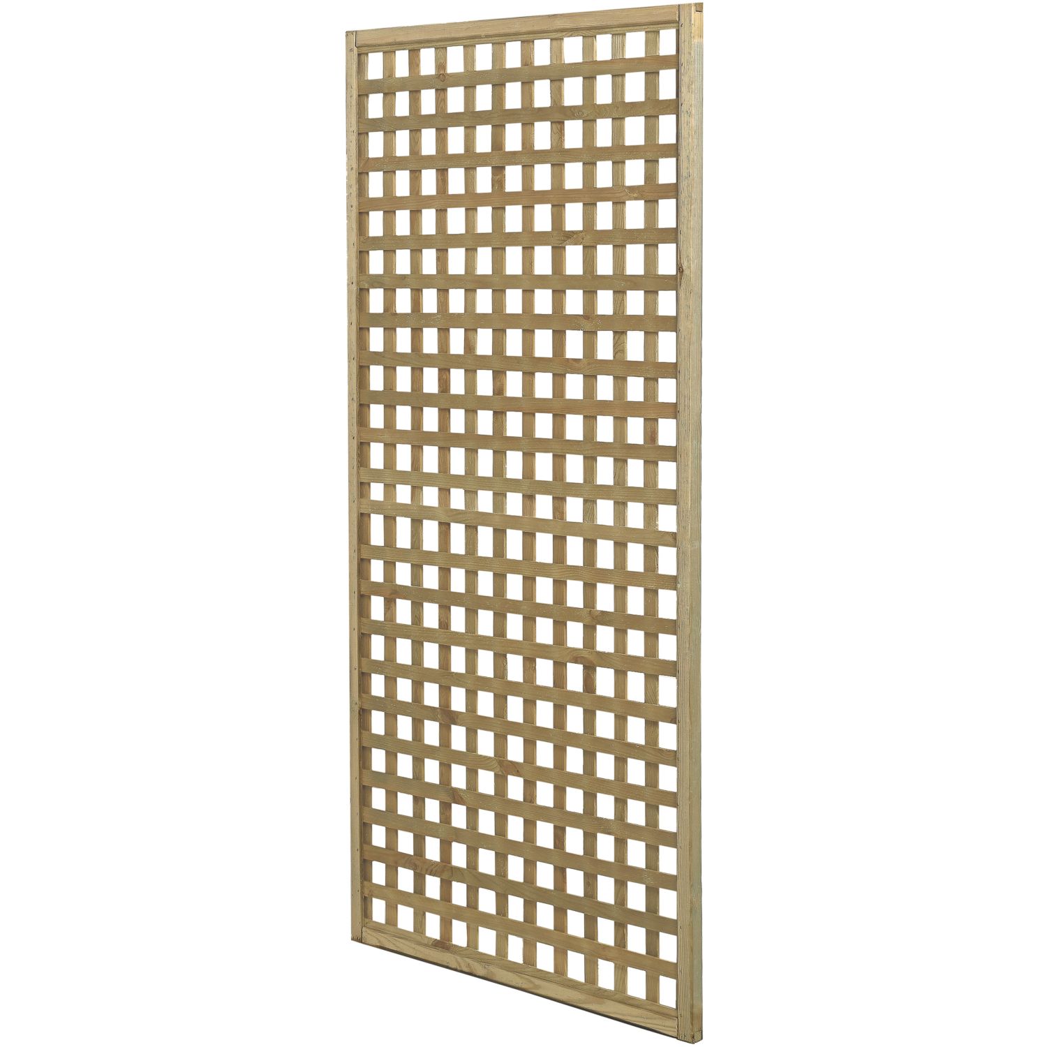 Forest Premium Framed Softwood Rectangular Garden Trellis 3' x 6' 6 Pack (204KP)