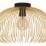 Eglo Venezuela Single Ceiling Light Black/Gold