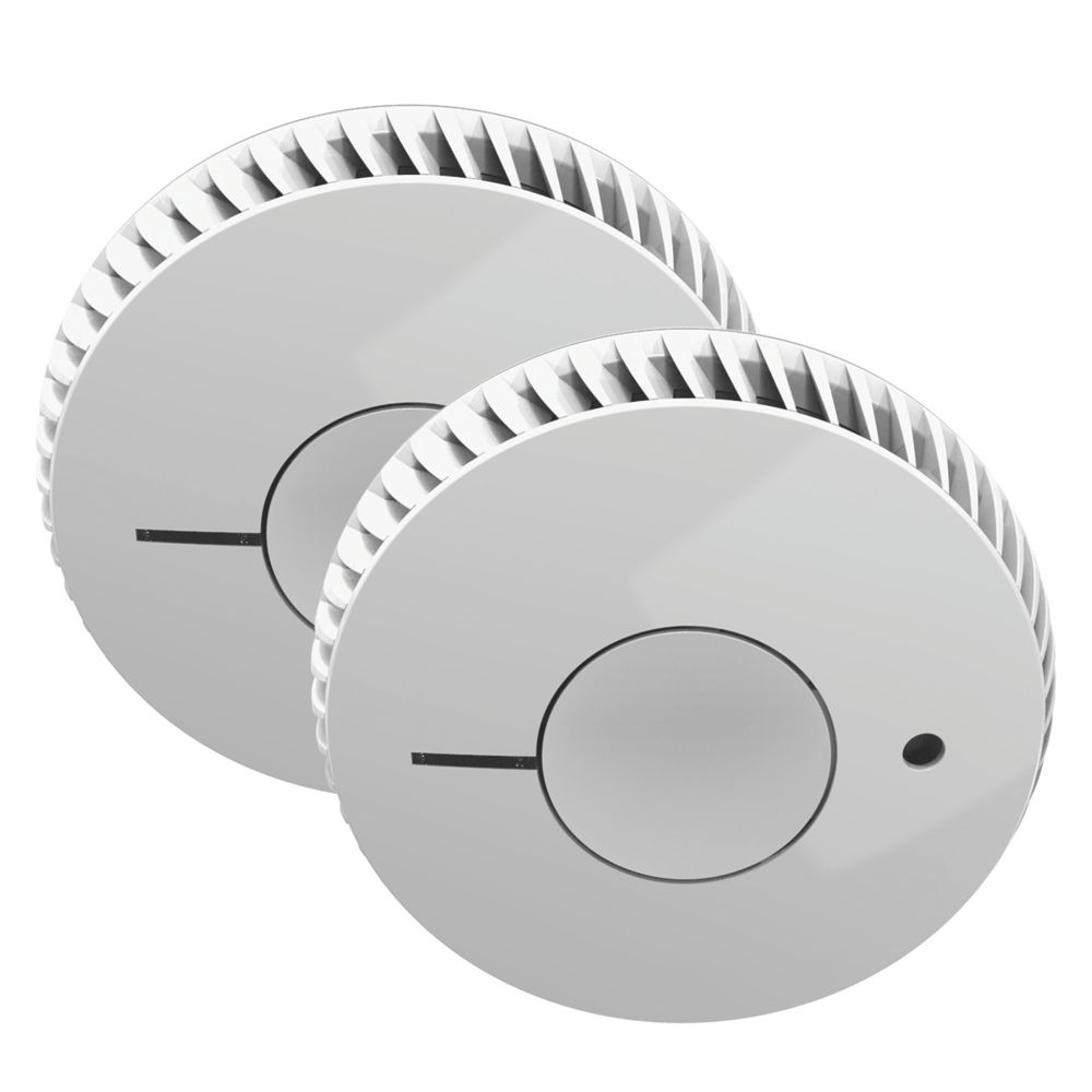 Firexo 4 Unit Interlinked Optical Smoke Alarm, Heat Alarm, and Carbon