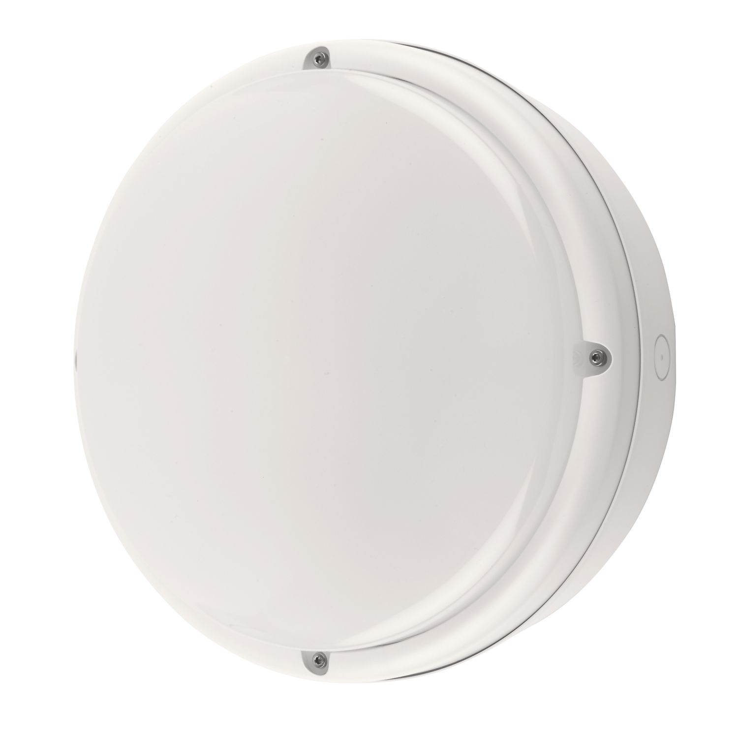 Philips Ledinaire Indoor & Outdoor Maintained Emergency Round LED Bulkhead With Microwave Sensor White 19W 1700lm (204RG)