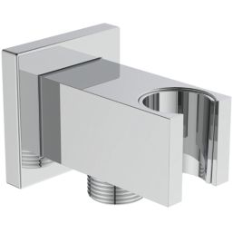 Ideal Standard Idealrain Square Handset Elbow Bracket Chrome 65mm