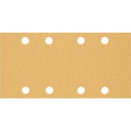 Bosch Expert C470 80 Grit 8-Hole Punched Multi-Material Sanding Sheets 186mm x 93mm 50 Pack