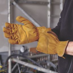 Site Driver Gloves Yellow Small
