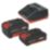 Einhell BL 18V 2 x 2.0 / 4.0Ah Li-Ion Power X-Change Brushless Cordless Twin Kit