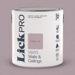 LickPro  2.5Ltr Purple 01 Vinyl Matt Emulsion  Paint