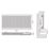 Flomasta 600mm x 1100mm 3568BTU White Type 11 Convector Radiator