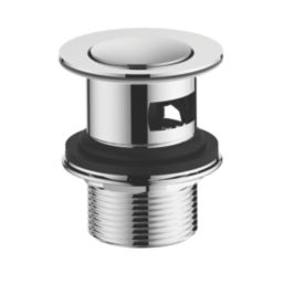 Niagara Waterfall Chrome 147mm Cloakroom Lever Mono Basin Mixer Tap  With Clicker Waste