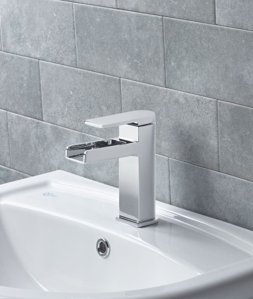 Niagara Waterfall Chrome 147mm Cloakroom Lever Mono Basin Mixer