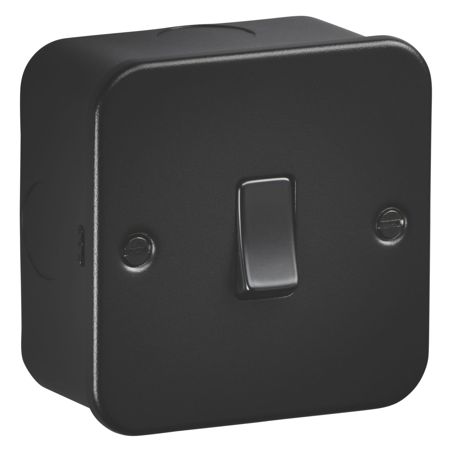 Knightsbridge 10AX 1-Gang 2-Way Metal Clad Switch (205AM)