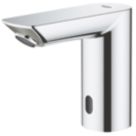 Refurb Grohe Bau Cosmopolitan E Battery-Powered 123mm Chrome Mono Basin Mixer Tap