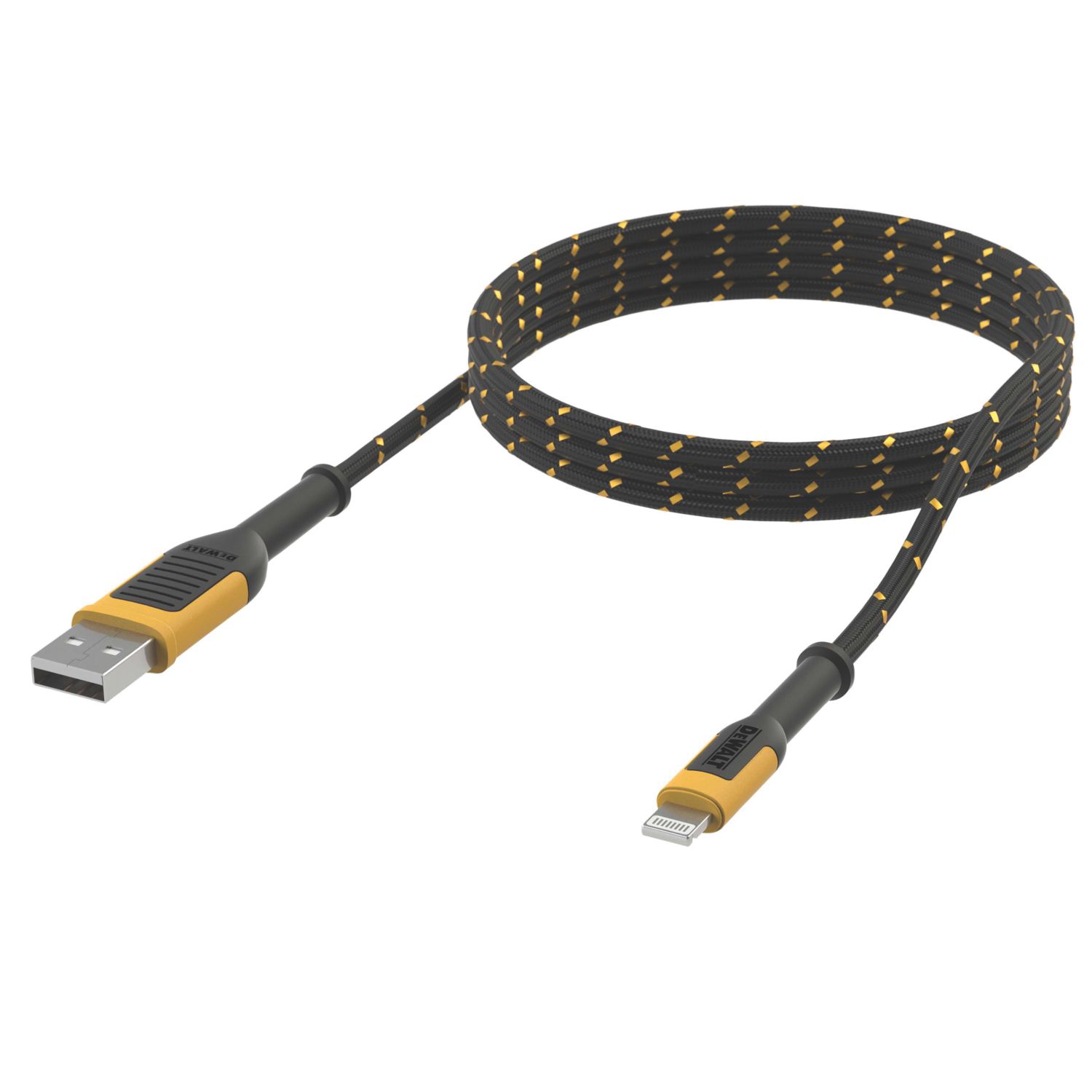 DEWALT USB-A to Lightning Charging Cable 3m (205AV)