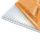 Axiome Twinwall Polycarbonate Sheet Clear 690mm x 6mm x 3000mm