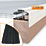 ALUKAP-XR White 0-100mm Glazing Gable Bar 2000mm x 60mm