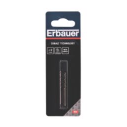 Erbauer  Straight Shank Metal Drill Bit 2mm x 49mm 2 Pack