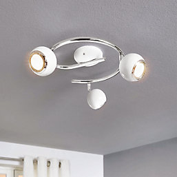 Eglo Bimeda LED Ceiling Spotlight White / Chrome 8W 250lm
